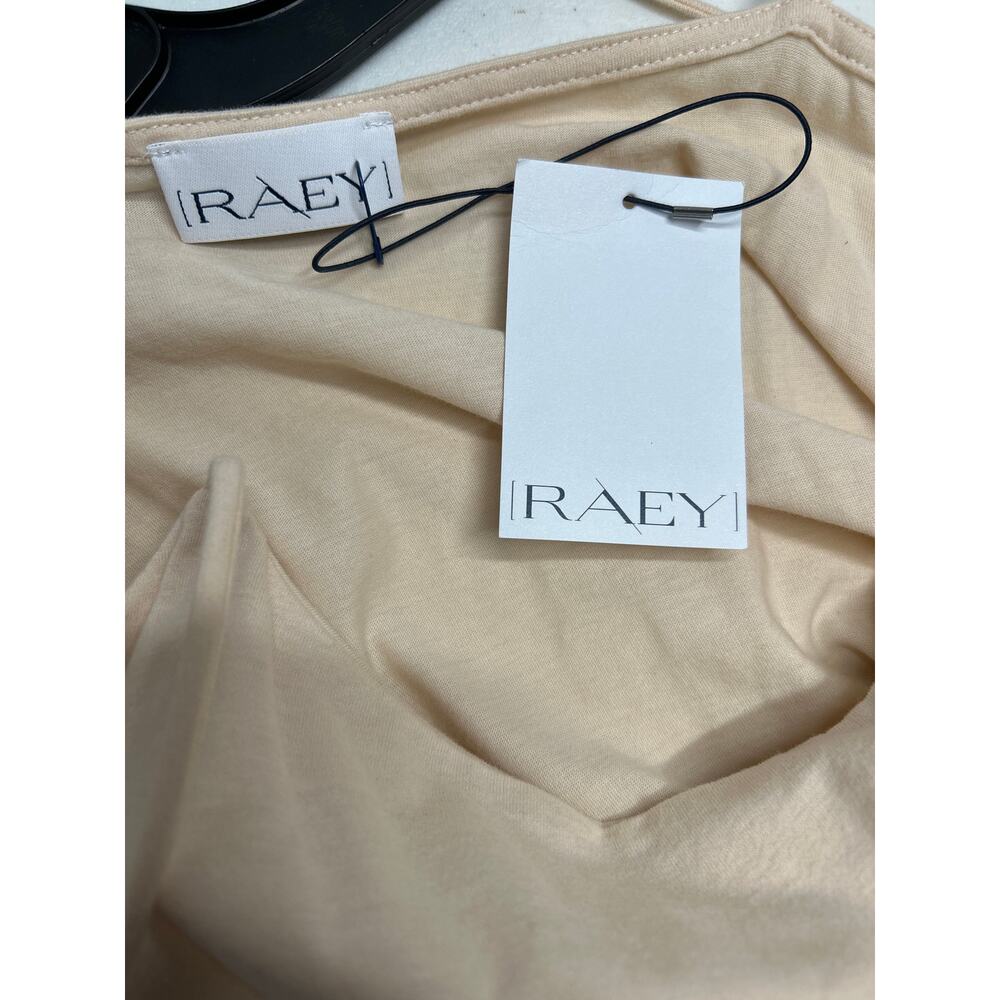 RAEY Square-Neck Cotton-Blend Jersey Maxi Slip Dress in Ivory. NWT. Size 8 US - Picture 10 of 10
